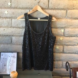 J. Crew Sequin Tank